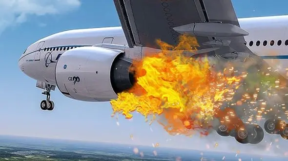 فیلم آتش‌سوزی و فرود اضطراری هواپیمای مسافربری در تورنتو: لحظات وحشتناک برای مسافران 