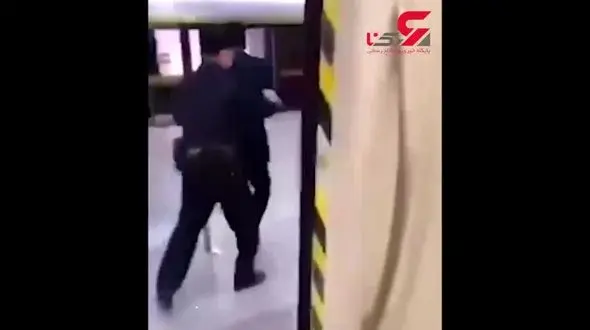 بیرون انداختن مرد بدون مسک از مترو + فیلم