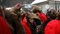 مراسم خرافاتی رقص خرس ها در رومانی + تصاویر دیدنی