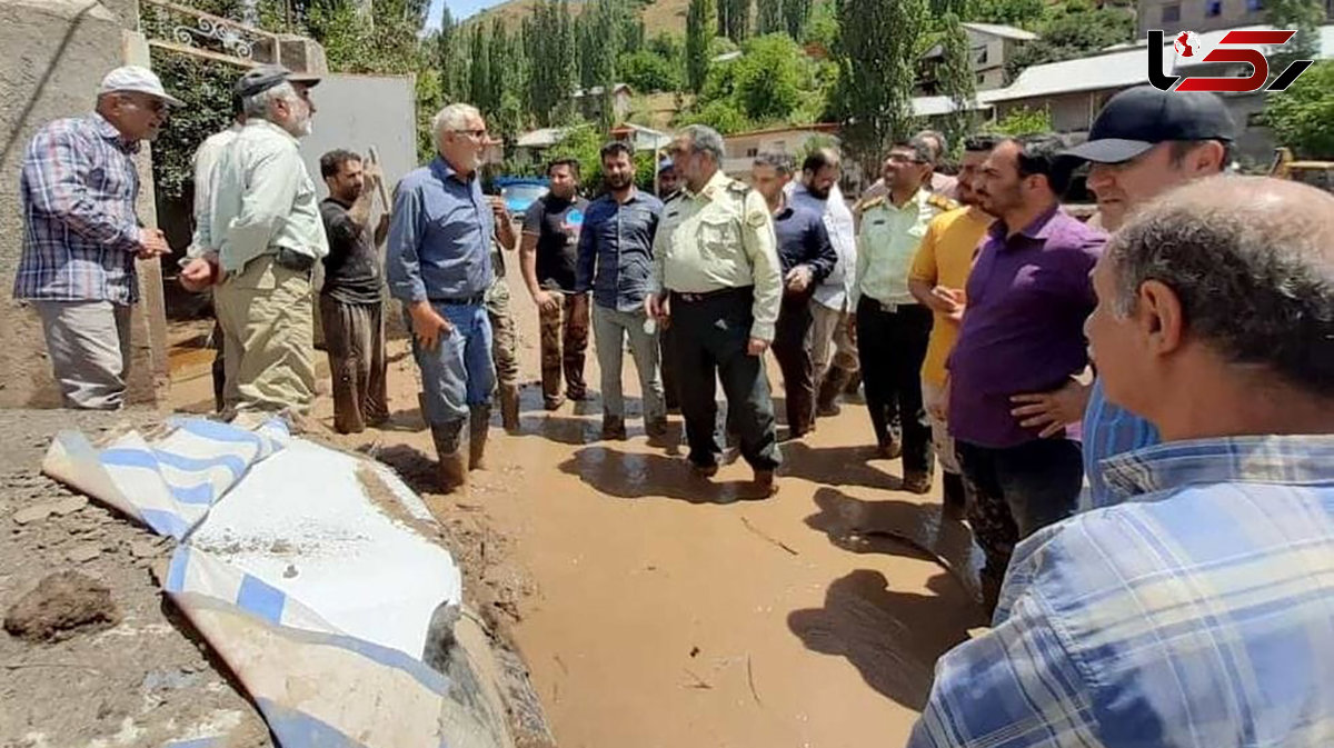 استفاده از تمامی امکانات پلیس جهت امداد رسانی به سیل زدگان استان البرز