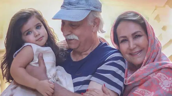 نوه زیبای محمود پاک نیت و مهوش صبر کن + عکس