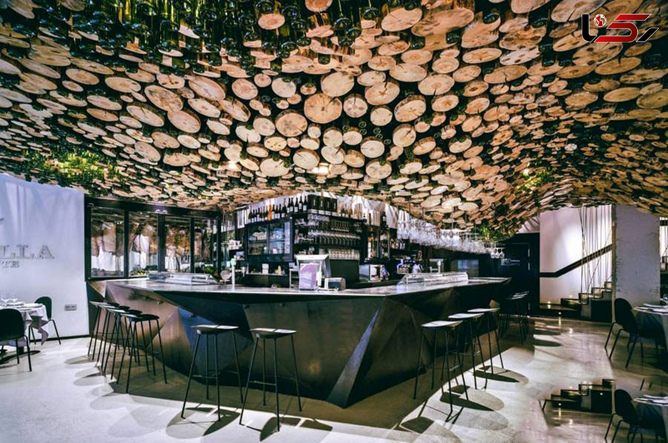 رستورانی با سقف درختی+عکس