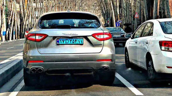 تنها شاسی بلند مازراتی با پلاک دیپلمات در ایران! + عکس