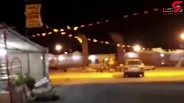  مرگ مغزی مسافر شیرازی در توفان شدید گرگان + فیلم