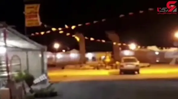  مرگ مغزی مسافر شیرازی در توفان شدید گرگان + فیلم