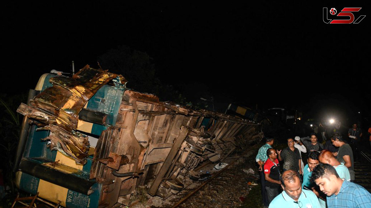 برخورد دو قطار در بنگلادش 17 کشته برجای گذاشت