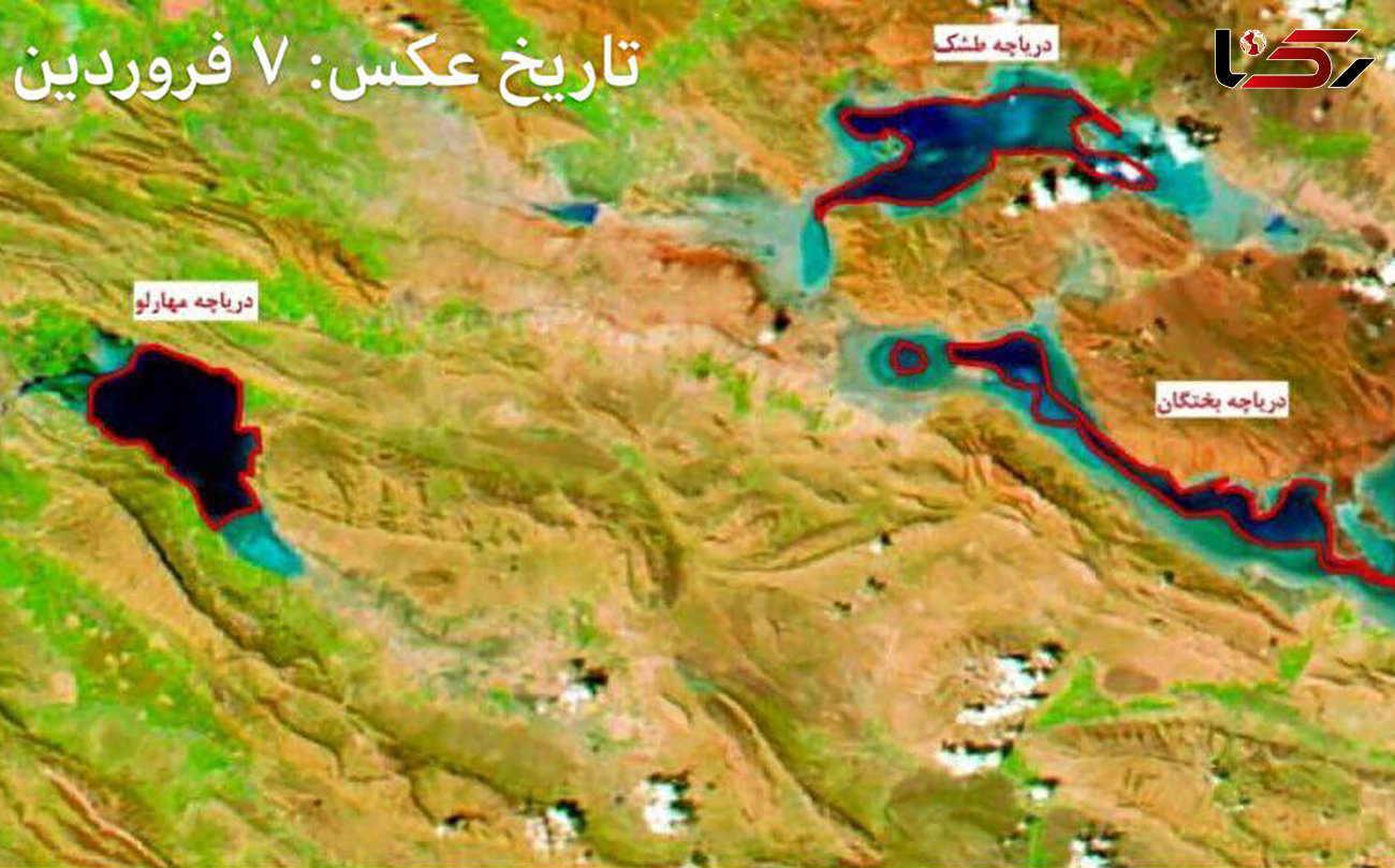 تصویر عجیب ماهواره ای از وضعیت ایران پس از سیل های اخیر + عکس 