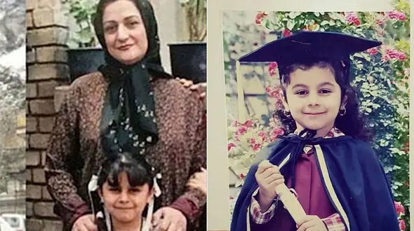 عکس تغییر زیبای سحر کوچولوی سریال خانه به دوش پس از گذشت 20 سال /  نگین اوشانره با موهای فرفری ...