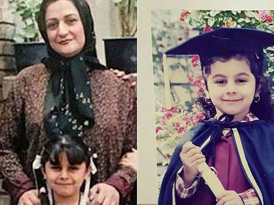 عکس تغییر زیبای سحر کوچولوی سریال خانه به دوش پس از گذشت 20 سال /  نگین اوشانره با موهای فرفری ...
