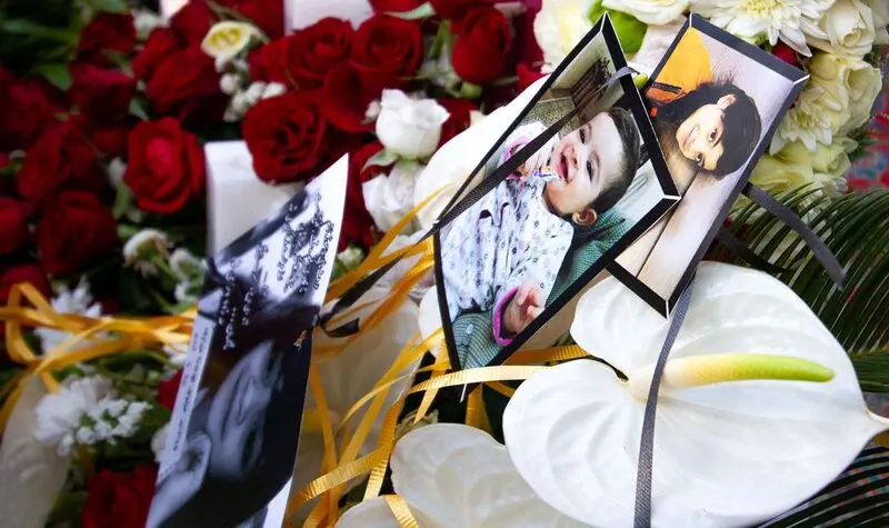 تولد ویانا فرز‌ند مدافعان سلامت بر سر مزارش + عکس