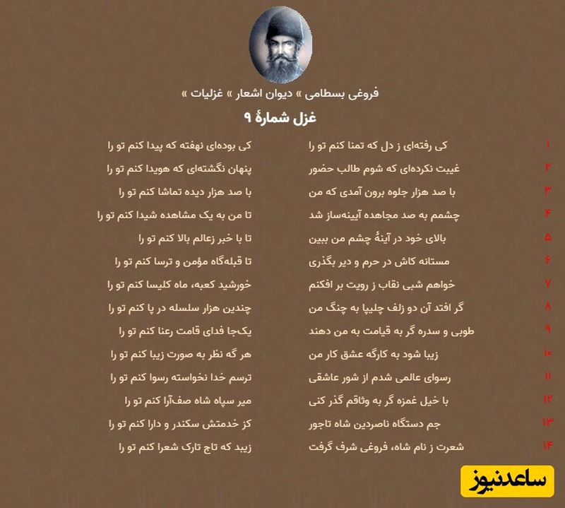فروغی بسطامی