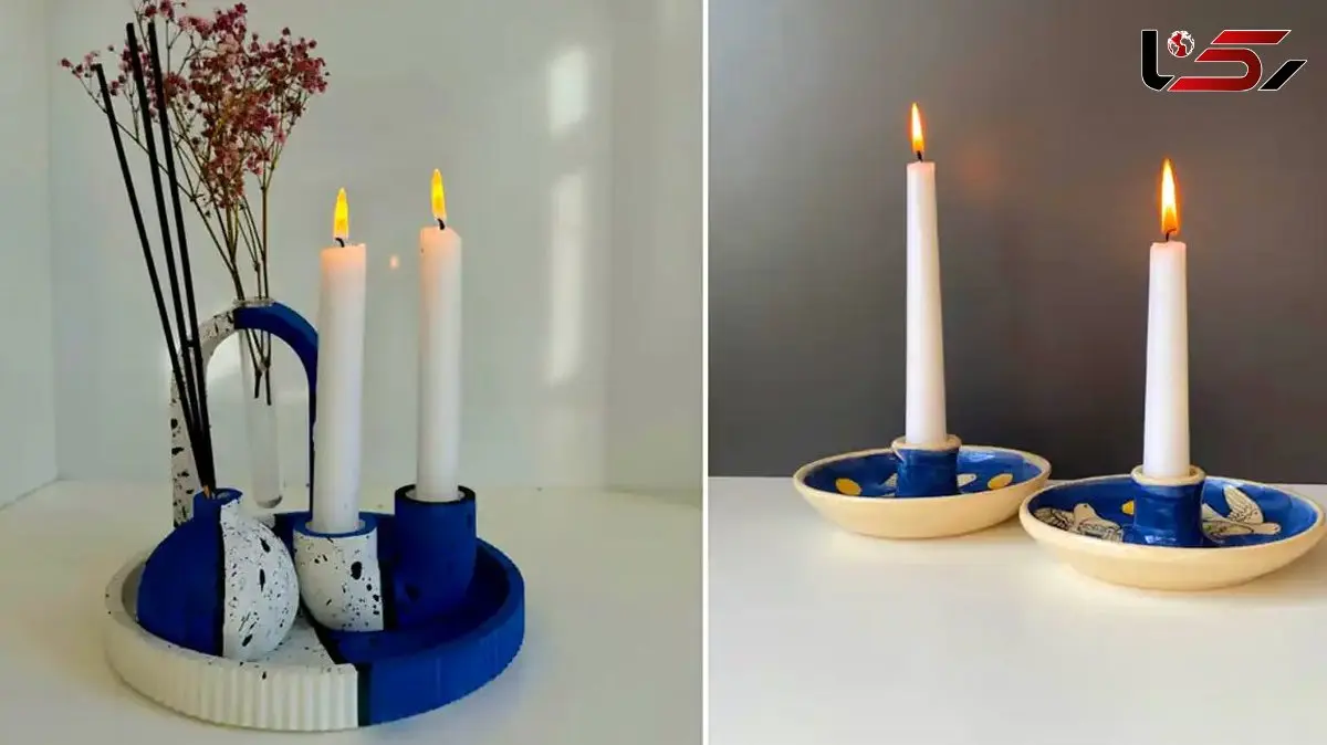 زیباترین جاشمعی‌ های سرامیکی؛ 15 ایده جذاب برای خانه شما