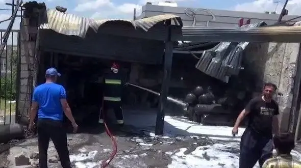 انفجار در انبار سیلندر گاز مایع دیواندره دونفر مجروح برجای گذاشت 