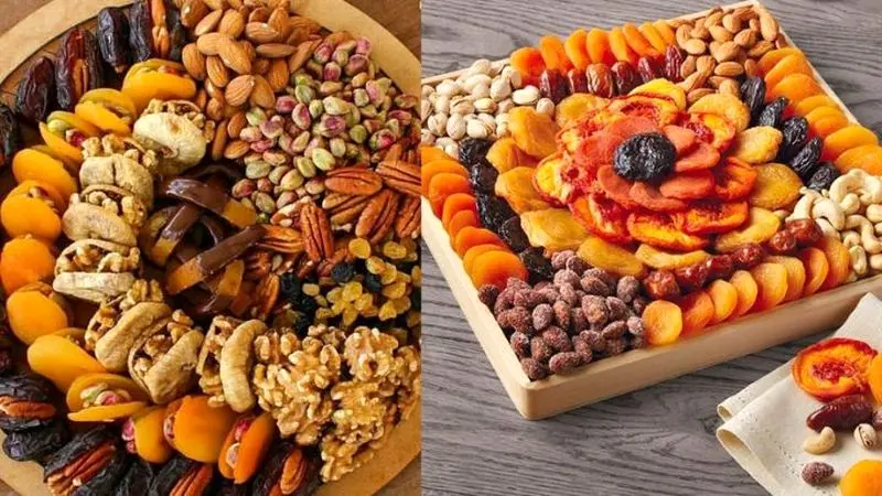 سینی تنقلات یلدایی آماده کنید