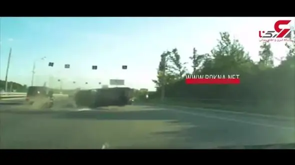 رانندگی جنون آمیز فاجعه بار شد+ فیلم