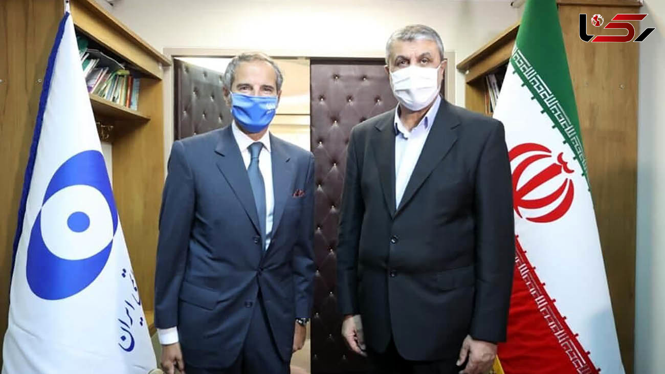 دیدار رافائل گروسی با رییس سازمان انرژی اتمی ایران