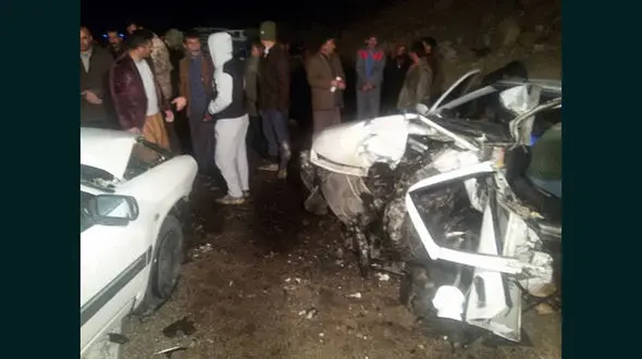 شاخ به شاخ شدن دو زانتیا و وخامت حال ۸ مصدوم +عکس