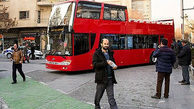 اتوبوس دو طبقه جدید در خیابان های تهران +عکس 