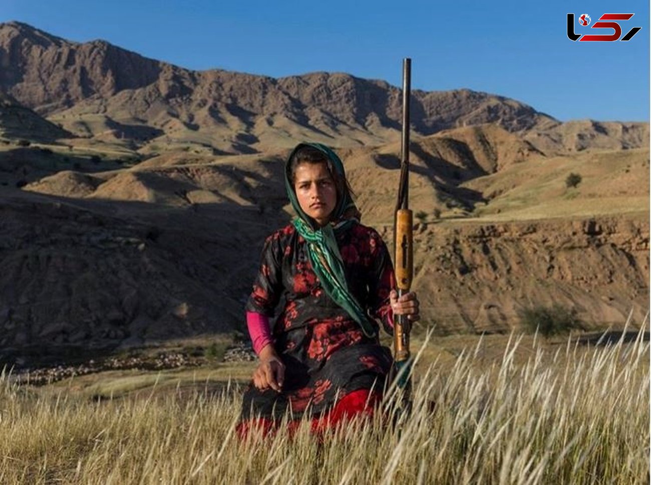 دختر عشایر ایرانی در صفحه نشنال جئوگرافیک + عکس