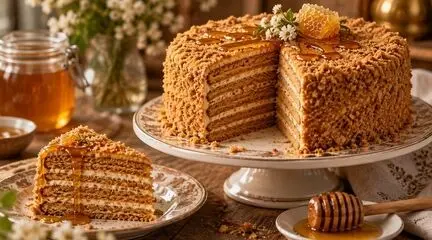 دستور تهیه کیک عسلی؛ نرم، خوش‌ عطر و خانگی