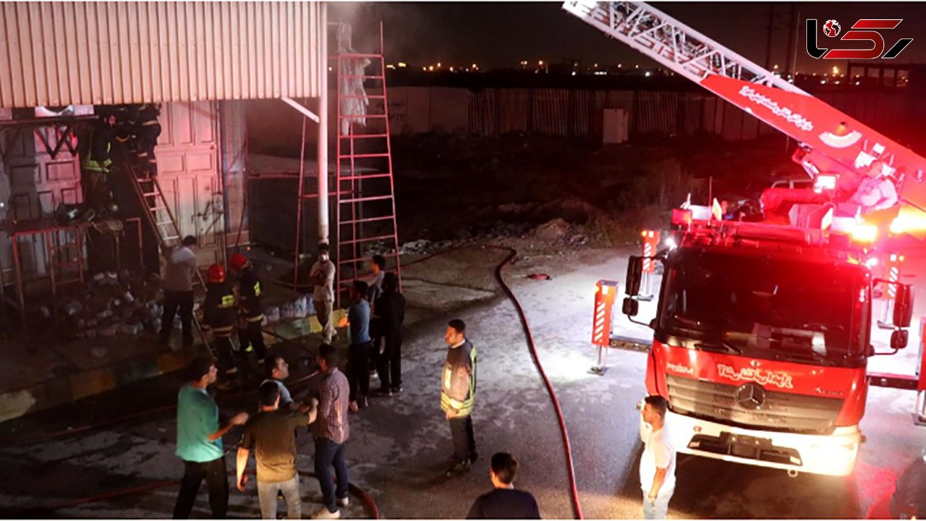 آتش سوزی هولناک مجتمع تجاری در اهواز + عکس