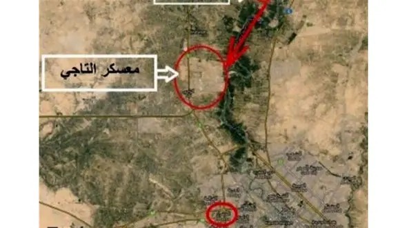 حمله موشکی به پایگاه «التاجی» عراق + عکس