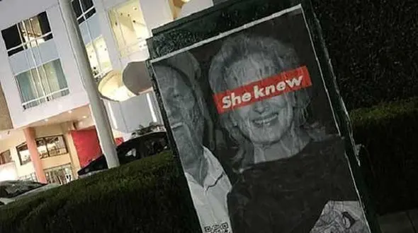 پوستر جنجالی برای انتقام گیری از بازیگر زن معروف پخش شد 