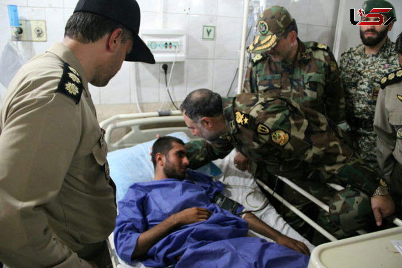 عکس ملاقات از سربازان مجروح حادثه تیراندازی در پادگان آبیک