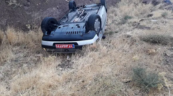 واژگونی خودروی رئیس حوزه قضایی بخش نوبران