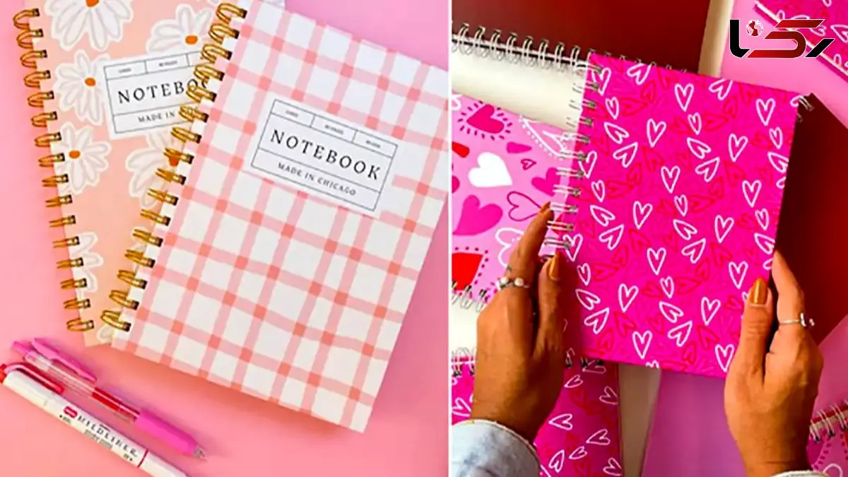 زیباترین دفترچه های یادداشت دخترانه؛ 15 مدل ایده آل برای نوشتن های روزانه