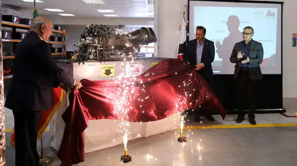 رونمایی از اولین موتور تعمیرشده بالگرد امداد و نجات BK-117 در کشور