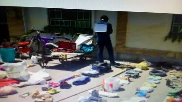 نیت شوم نقاش جوان در مجتمع های مسکونی تایباد لو رفت + عکس