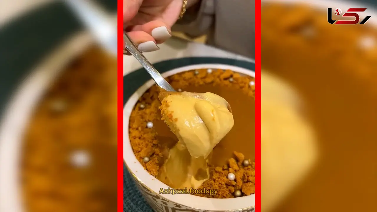 فیلم طرز تهیه دسر بیسکوئیتی با کرم کارامل