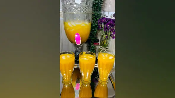 شربت انبه طبیعی؛ بدون مواد افزودنی، سرشار از ویتامین + فیلم