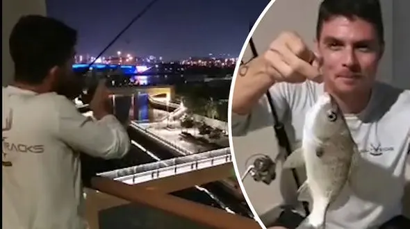 ماهیگیری یک کاپیتان کشتی در روزهای قرنطینه کرونایی + فیلم