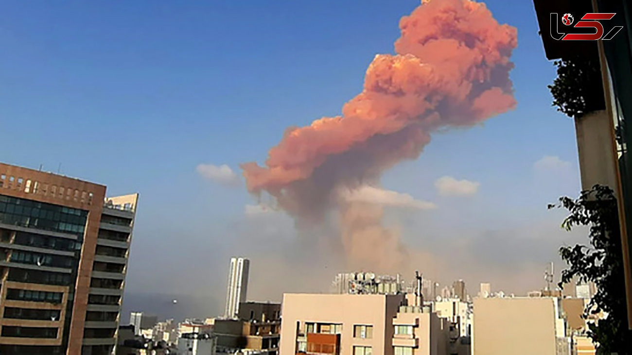 فیلم عجیب ترین انفجار جهان در بیروت / امروز رخ داد + فیلم و عکس
