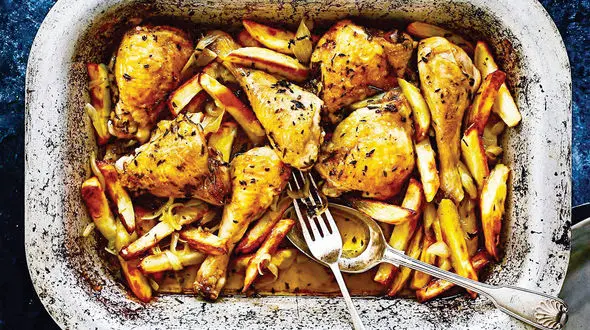 مرغ رومی با طعم رزماری و آویشن / پیشنهاد سرآشپز