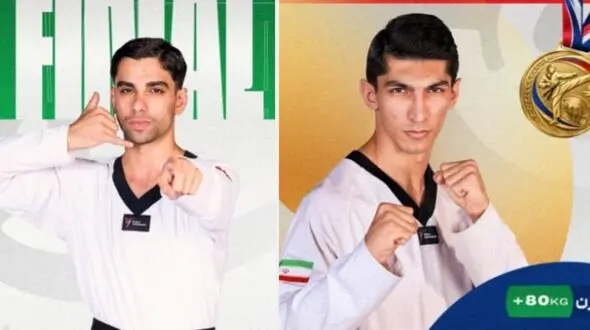 آرین سلیمی و ابوالفضل زندی در پاریس به مدال طلا رسیدند
