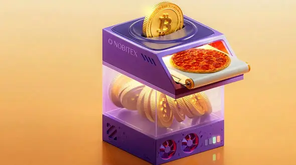 یک جشن متفاوت در نوبیتکس: پیتزا و بیت‌ کوین در کنار هم