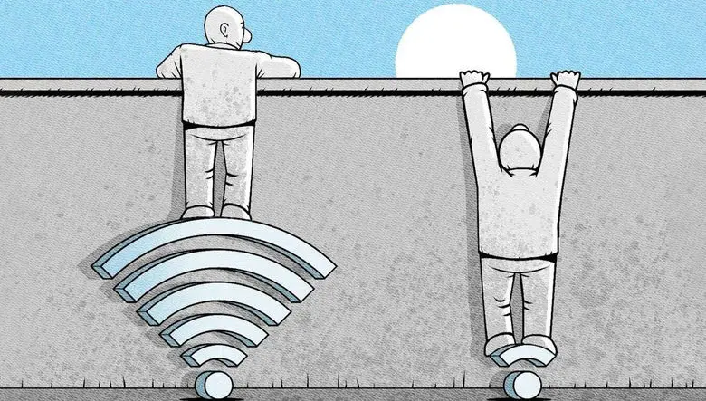 شصت روز قطع اینترنت و مردمی که بخشی مجاز به دیدن و شنیدن شده‌اند و دیگران نه! / وقتی اینترنت از حق عمومی به کالای فروشی تبدیل شد