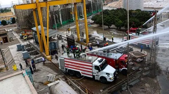 جزییات آتش سوزی هولناک نیروگاه شهید عباسپور + عکس