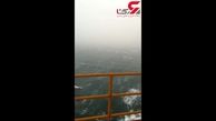 لحظه محاصره خطرناک سکوی نفتی ایران در خلیج فارس + فیلم