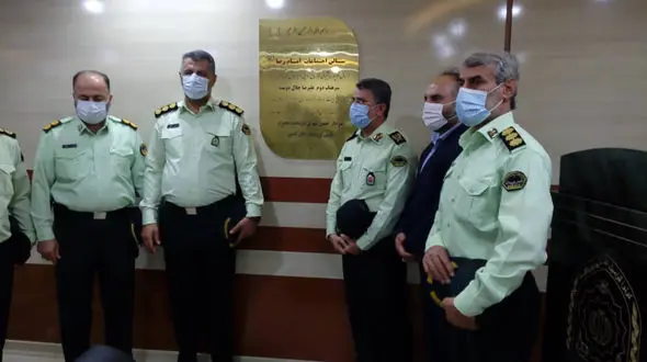 افتتاح سالن ورزشی پلیس فرودگاه آبادان + فیلم