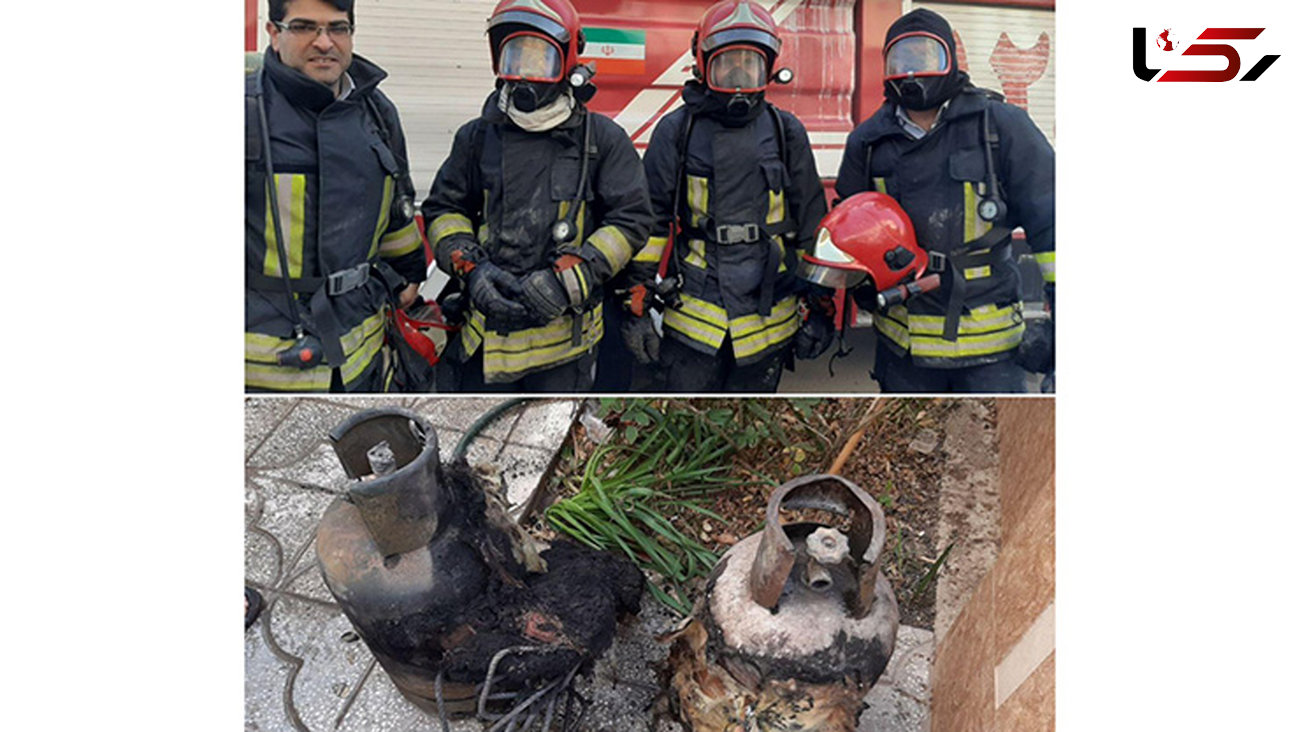 شجاعت آتشنشانان یزدی از حادثه هولناک جلوگیری کرد + عکس