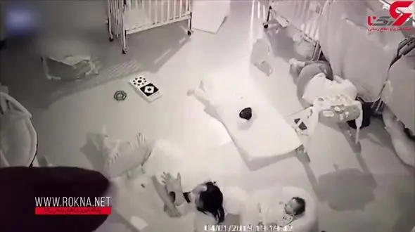 کار پلید پرستار حیوان صفت با نوزاد بی گناه خارجی / فیلم دلخراش دوربین مداربسته را ببینید