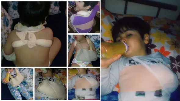 رفتار خشن مربی مهد کودک با ارشان 3 ساله در شرق تهران+ عکس 