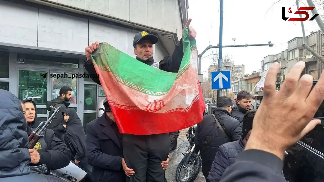 فیلم و عکس شهادت یک زن شرکت کننده در راهپیمایی روز قدس تهران به دنبال حملات هوایی دشمن