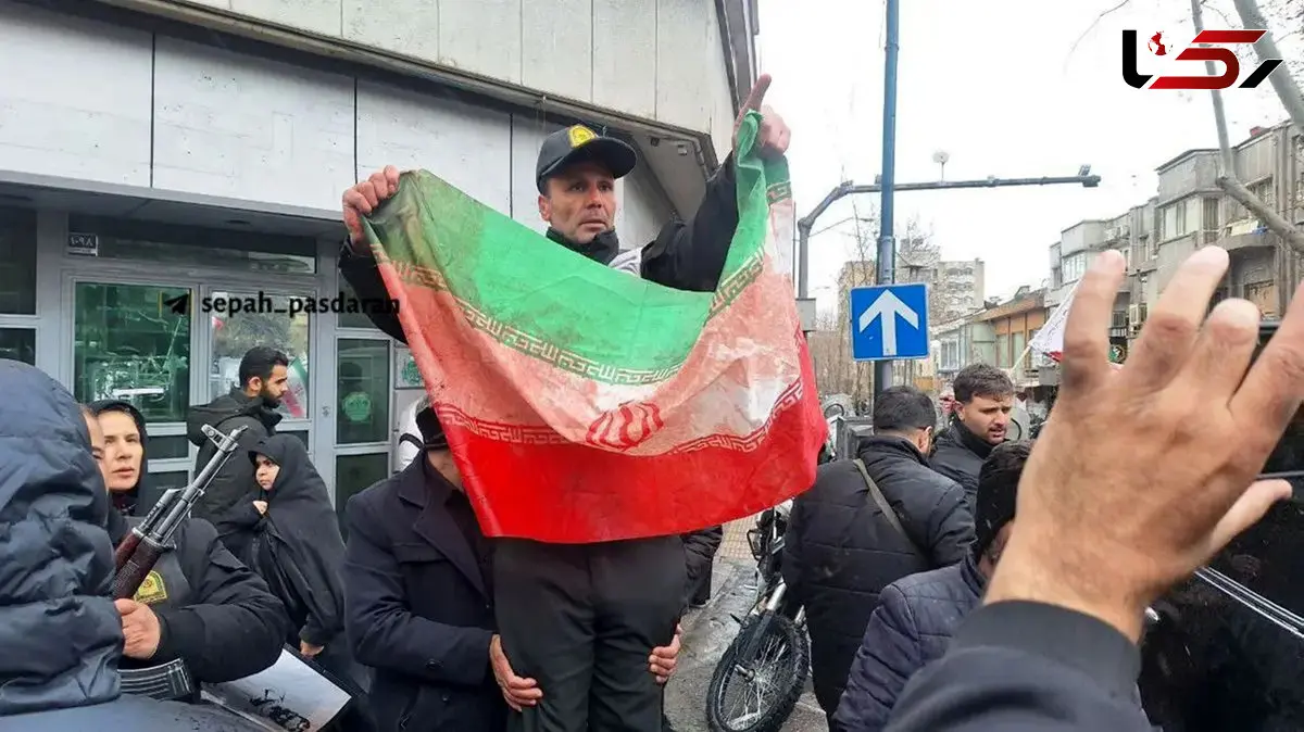 فیلم و عکس شهادت یک زن شرکت کننده در راهپیمایی روز قدس تهران به دنبال حملات هوایی دشمن