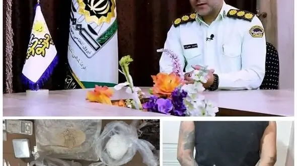 شرور و فروشنده سابقه دار مواد مخدر در آران و بیدگل دستگیر شد