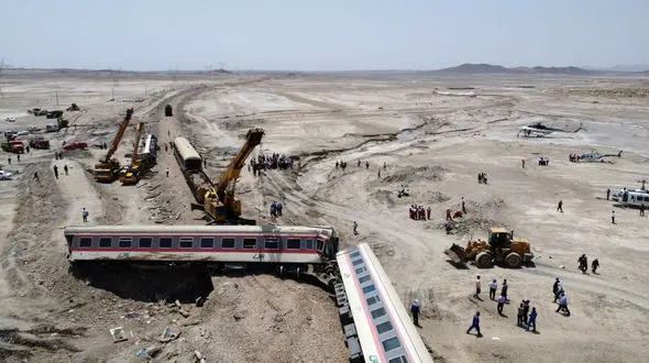 اعلام دلایل اولیه حادثه مرگبار قطار مشهد- یزد